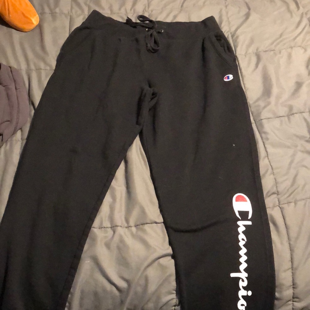 Black Champion Sweatpants